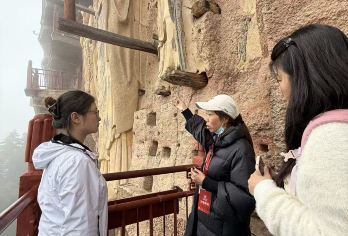 甘肃天水麦积山石窟半日游【大笙说|2H人工趣讲|私享耳麦】【[更优行程]每天多场次可选，带你探寻式深度解说】