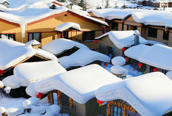 VIP滑雪+雪地摩托登峰+冰雪画廊+雪乡一日游亚布力西站往返【哈尔滨至雪乡超给力路线】