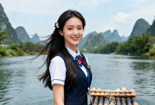 桂林＞20元人民币背景+兴坪古镇+银子岩［包车一日游］【独由立用车•来去自】