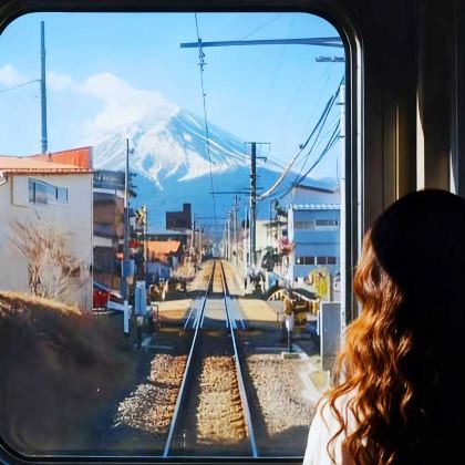 富士山山梨水果采摘，河口湖网红观光电车，大石公园一日游