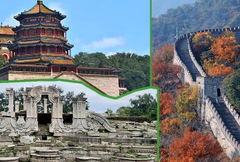 【纯玩】八达岭长城+颐和园+圆明园~含门票+大巴+导游【纯玩0购物*购物必赔*】