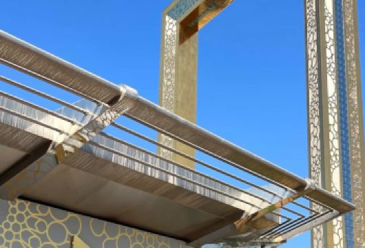 迪拜相框-古堡集市-小镇-朱美拉海滩一日游【打卡巨大的迪拜“相框”高150米】