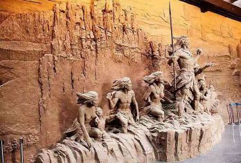 (纯玩)宁夏银川水洞沟+藏兵洞纯玩一日游【探寻古人类遗址】【包含:水洞沟门票、博物馆、张三小店、遗址碑、互市、藏兵洞、交通(马车+骆驼车+电瓶车+豪华拖拉机)】