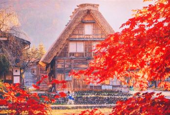 名古屋飞驒高山+白川乡合掌村一日游，世界文化遗产，赏枫叶【探访世界文化遗产合掌村落，漫步江户风情的百年古街】