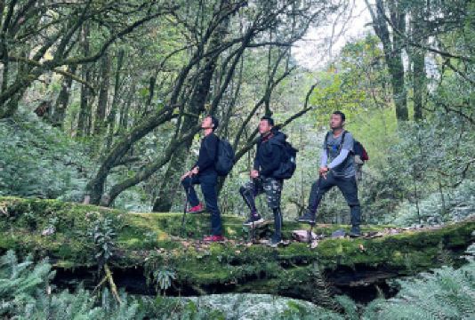 腾冲高黎贡山徒步一日游【徒步+高黎贡荒野厨房+野温泉+漂流】【[荒野厨房]请认准我们的高黎贡荒野厨房，在腾冲仅有一家，《是女儿是妈妈2》等综艺节目取景点】