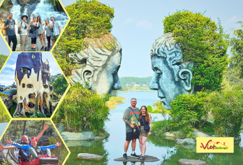 大叻：半日上午亮点 – 达坦拉 + 粘土隧道 + 疯狂屋【乘坐高山过山车穿过 Datanla 瀑布的松树林（不含门票）。 探索具有艺术和历史意义的粘土隧道，其中有陶土雕塑（不含门票）。 参观举世闻名的疯狂屋，它以其梦幻般的高迪风格建筑而闻名】