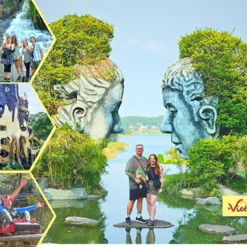 大叻：半日早晨精华游——达坦拉瀑布+黏土隧道+疯屋子