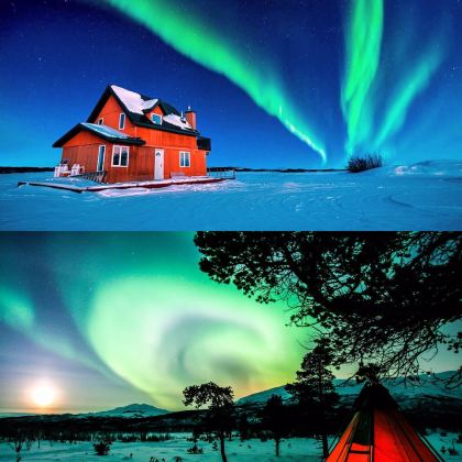 耶洛奈夫极光之旅--黄刀镇北极探险营地