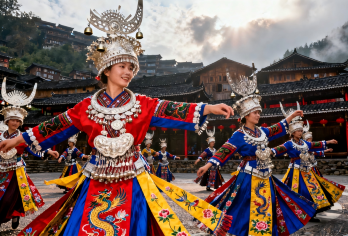 贵州西江千户苗寨一日游【品质纯玩/优质服务/领略民族风情】【千户苗寨西江—4A 级景区，全世界极大的苗族聚居村，品苗家酸汤鱼，依山而建的吊脚楼尽显苗寨风情；】