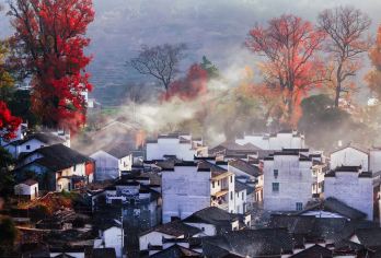 6人小团石城赏枫+古村严田+思溪延村+灵岩洞纯玩一日游【纯玩无套路， 自主发团不转卖，贴心司导，帮忙拍照，照顾老幼得心应手】