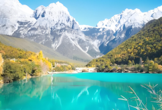 丽江玉龙雪山景区：蓝月谷+印象丽江一日游【（精选线路）品质线路，蓝月谷一日游，全程用车无缝接送、为您带来舒适的旅行体验。】