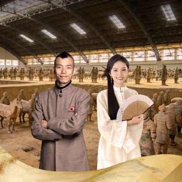 秦始皇帝陵博物院兵马俑【可选冰蛋/芥末/9人团】华清宫一日游