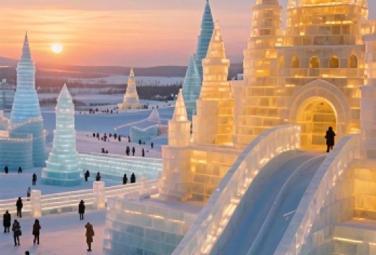 【亲子深度游玩】哈尔滨冰雪大世界+东北虎林园+哈工大航天馆【纯玩无购物专车服务，不拼车无需等候，自由畅玩景点】