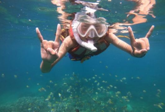 加井岛珊瑚礁不限时浮潜＋摩托艇/香蕉船＋趴板冲浪＋水下拍摄【网红玻璃海 珊瑚礁浮潜探索海底世界 快乐香蕉船摩托艇快速抵达浮潜点】