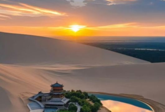 优秀中文持证导游+莫高窟鸣沙山月牙泉阳关玉门关景区陪游讲解【专业导游带您领略敦煌文化，了解民俗风情】