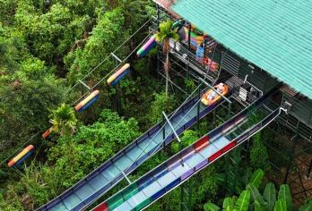 槟榔谷+呀诺达（单程缆车）+南湾猴岛（过海索道）多套餐一日游【三亚市区/三亚湾/大东海/亚龙湾均可接送】