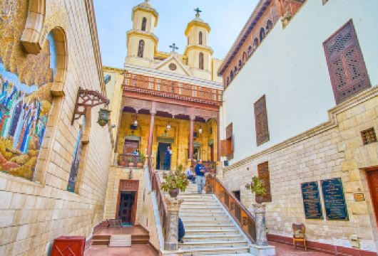 开罗科普特老城与旧开罗教堂【跟随旅行社代表开启一段迷人旅程，探访伟大的开罗科普特老城及其他开罗古老教堂。 探索开罗科普特老城，包括巴比伦要塞、科普特博物馆、悬空教堂和圣乔治教堂。 您的*后一站将来到圣塞尔吉乌斯和巴克斯教堂，这是埃及*古老的科普特基督教教堂之一，其历史可追溯至公元4世纪。】