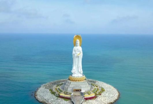 三亚南山+海上观音一日游【免费抱佛脚丨可选天涯海角·大小洞】【下单即可赠送椰梦长廊海边旅拍，详情可咨询客服。】