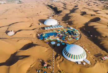 内蒙古包头响沙湾一日游【私家团一单 一车+含仙沙岛娱乐套票】【[服务保障]私家出行一单一团，全程独立专车，上门接送，不和陌生人拼团，私密自由】