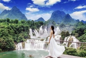 德天跨国瀑布一日游【私家小团/大巴团/纯玩不进购物店 】【[缤纷景点]亚洲跨国大瀑布（徒步漫游+登高望越+悬崖玻璃栈道）多角度，全方位解锁瀑布全景！】