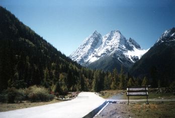 从成都出发：四姑娘山和双桥沟1日游【1.成都出发直达，赏双桥沟雪峰草甸、森林海子，打卡藏式白塔，沉浸式领略川西美景。】