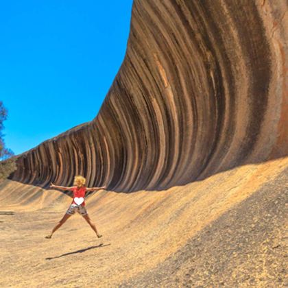 西澳大利亚珀斯波浪岩一日游【约克小镇丨浪漫花田丨黄金麦田】