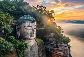 乐山大佛半日游含景区观光车（当地参团）（不含景区大门票）【5年以上经验优秀持证导游讲解，纯玩无购物。（不含景区大门票）】