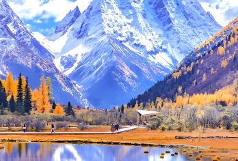 成都出发：四姑娘山一日游VIP团【轻松往返：成都市区客人指定酒店上车，全程专车接送，无忧直达四姑娘山。】