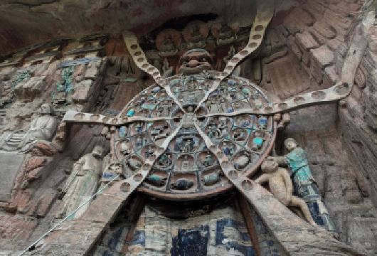 重庆大足石刻+宝顶山+北山石刻+磁器口古镇一日游-中英文服务【可提供中英文及小语种导游服务-往返接送-可选导游】