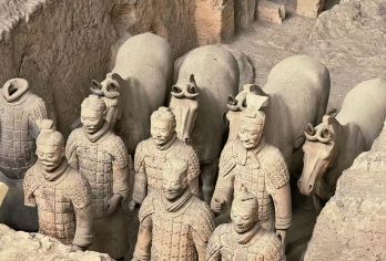 西安秦始皇帝陵博物馆（兵马俑）一日游【轻松游】【特色1：[轻松出游]西安市三环内酒店上门接】