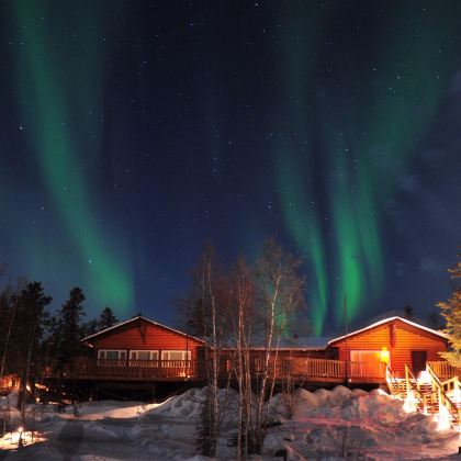 黄刀镇老城区+威尔士亲王北方文化遗产中心+大奴湖+极光村