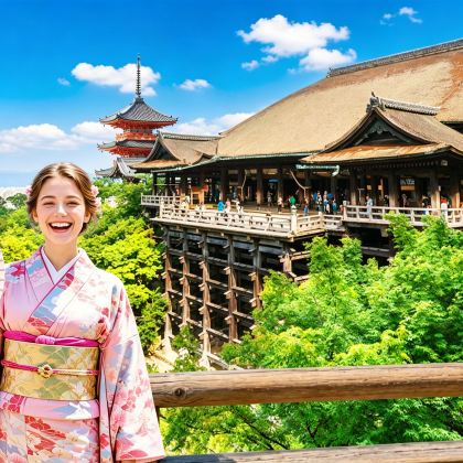 京都&宇治一日游丨金阁寺+清水寺+平等院+猴子神社+二三年坂