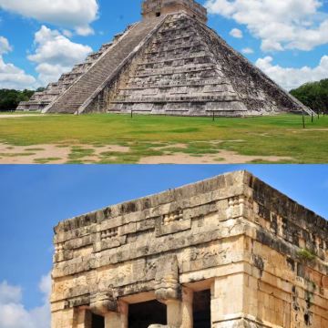 墨西哥坎昆-奇琴伊察-金字塔-天然井-可选1或2号井