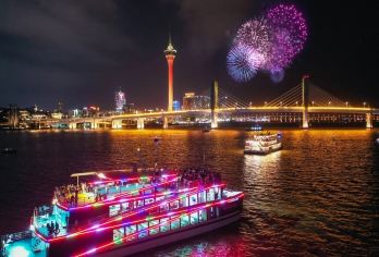 澳门环岛游+港珠澳大桥游+多航班选择 湾仔旅游码头出发 【澳门环岛游+港珠澳大桥海上游】