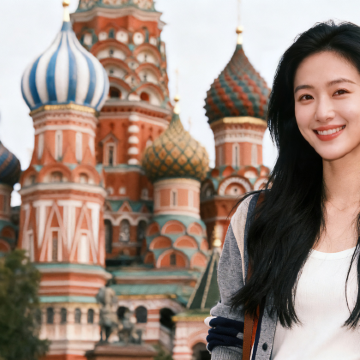 俄罗斯莫斯科市区-克林姆林宫-红场-可周边金环银环包车-热卖