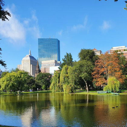 美国波士顿新英格兰水族馆-波士顿花园【中文专车-惬意舒适】