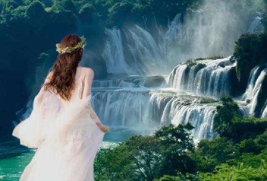 德天跨国瀑布景区一日游【2~8人精品团/大巴团/真纯玩专线】【[精华路线]花千骨取景地+饱览广西喀斯特美景，漫步醉美小桂林+中越边境风情】