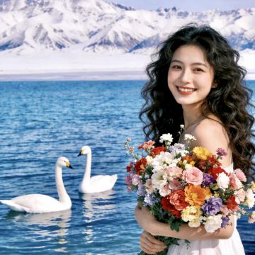 新疆赛里木湖360°自驾直通车环湖6H丨无人机航拍丨1人起发