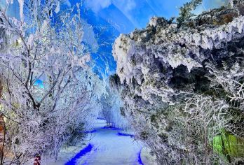 雾凇室内+玄天岭+满族博物馆+水师营+吉海铁路西站一日游【室内雾凇 打破季节限制 实现四季观赏 夏季避暑天堂!】
