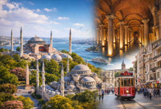 伊斯坦布尔老城精华游及博斯普鲁斯海峡游船之旅【沿着精心规划的老城区路线，一天之内即可游览伊斯坦布尔的主要历史地标。 将参观标志性古迹与轻松惬意的博斯普鲁斯海峡游船之旅相结合，打造完美平衡的体验。 包含私人交通，可灵活安排时间，使旅行更加顺畅。】