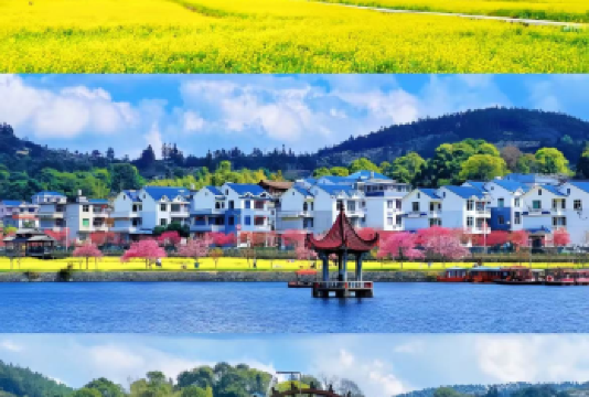 莆田“小婺源” 坪盘村赏油菜花、九龙谷竹筏、穿越霞客古道含餐【项目体验：景区观光车+玻璃天桥+竹筏+午餐】
