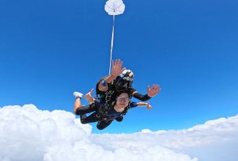 浙江地平线跳伞一日游【3000米高度+空中酷炫拍摄】【[刺激体验]高空自由落体，俯瞰震撼美景；】