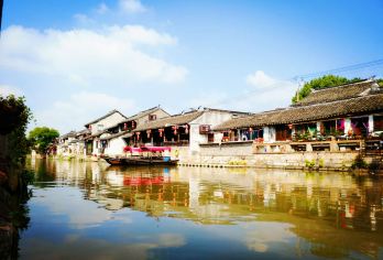 上海枫泾古镇+花开海上生态园一日游 感受上海美丽的四季【专车接送/行程可定制】