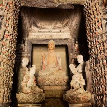 延安出发：子长钟山石窟一日活动【延安市区酒店接送+司导服务】