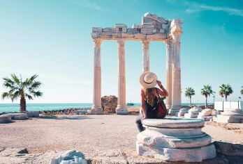 佩尔盖+阿斯潘多斯+阿波罗神庙+西代一日游【安塔利亚出发】【参观 Perge、Aspendos 和 Side 的废墟，看看自希腊和罗马时代以来就屹立不倒的纪念碑】