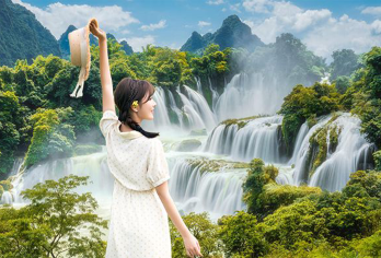 德天跨国瀑布+明仕田园一日游【真纯玩0进店0强消，无车销】【经典套餐：含车含导含午餐，餐标升级，成人可选含明仕田园竹筏票、含德天景区接驳车】