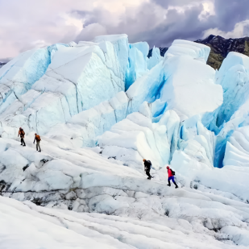 阿拉斯加安克雷奇马塔努斯卡冰川一日游【含门票|提供头盔冰爪】