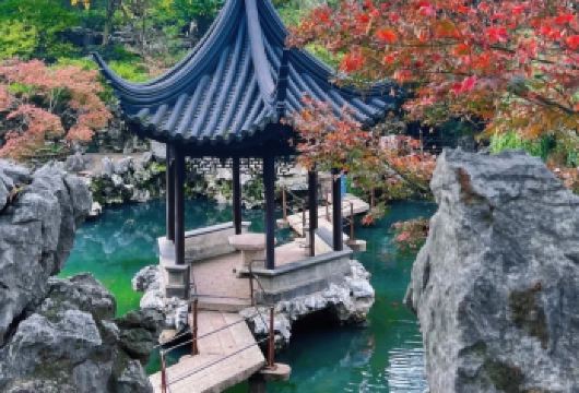 苏州狮子林+寒山寺+枫桥+山塘街纯玩无购物跟团一日游【官方票源：快速出票、无需排队、携带身份证直刷入院】
