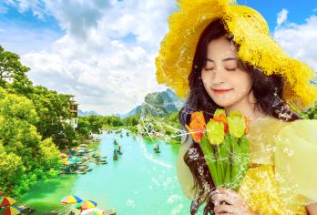 阳朔遇龙河竹筏+漓江兴坪三星游船/竹筏一日游【错峰特惠！】【[阳朔精华游]遇龙河8人竹筏/双人竹筏+漓江游船/竹筏，打卡20元背景，十里画廊！】