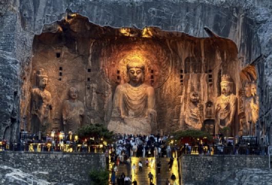 龙门石窟+白马寺+洛阳博物馆一日游【赠送讲解器/纯玩无购物】【[轻松亲子游]行程关联地图范围内都可酒店上门接，返程沿途顺路均可就近下车，也可以送应天门或洛阳火车站】